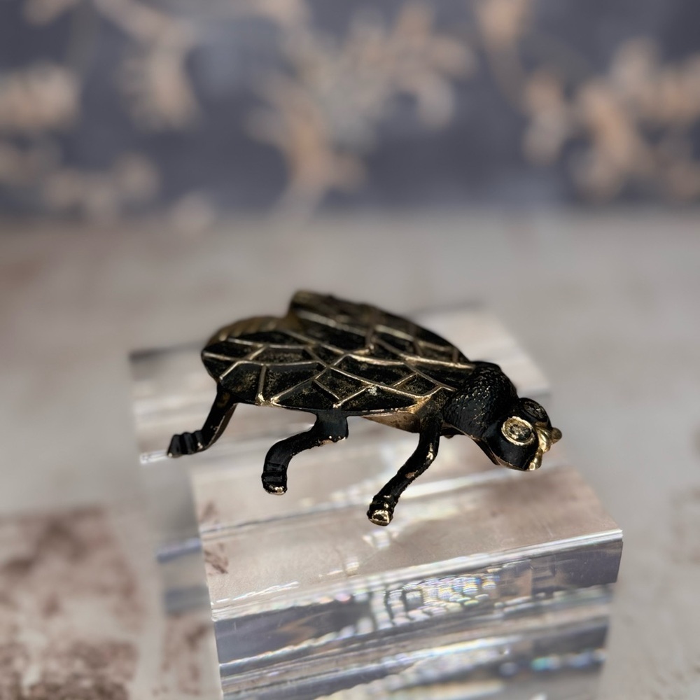 Estate Vintage EMRO Bar Fly Bottle Opener Brass St Louis Missouri - Picture 5 of 8